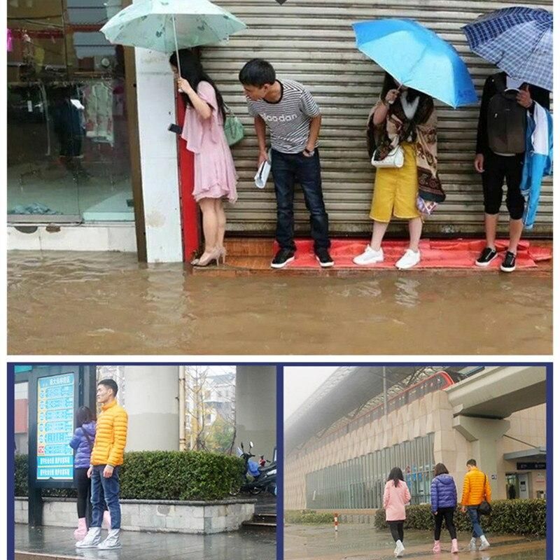 Waterproof Shoe Cover Silicone Material Unisex Shoes Protectors Rain Boots for Indoor Outdoor Rainy Days Dust-proof Non-slip