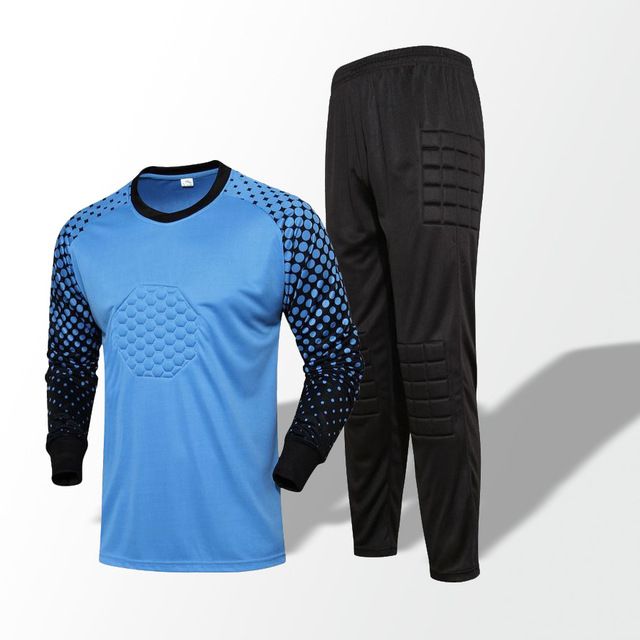 Adult Kids Football Goalkeeper Jerseys Set
