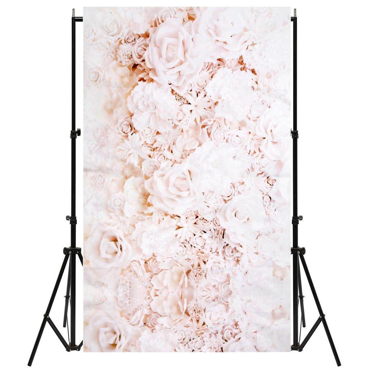 White Rose Flower Baby Vinyl Photography Background Backdrop Photo Studio Props # 90*150cm 90*150cm