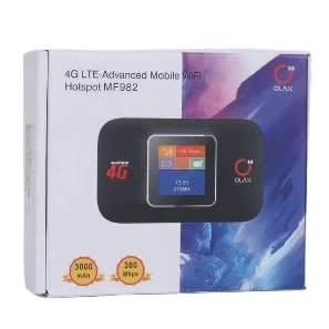 Olax 4g Lte-advanced Mobile Wi-fi With Screen Display - 3000mAh