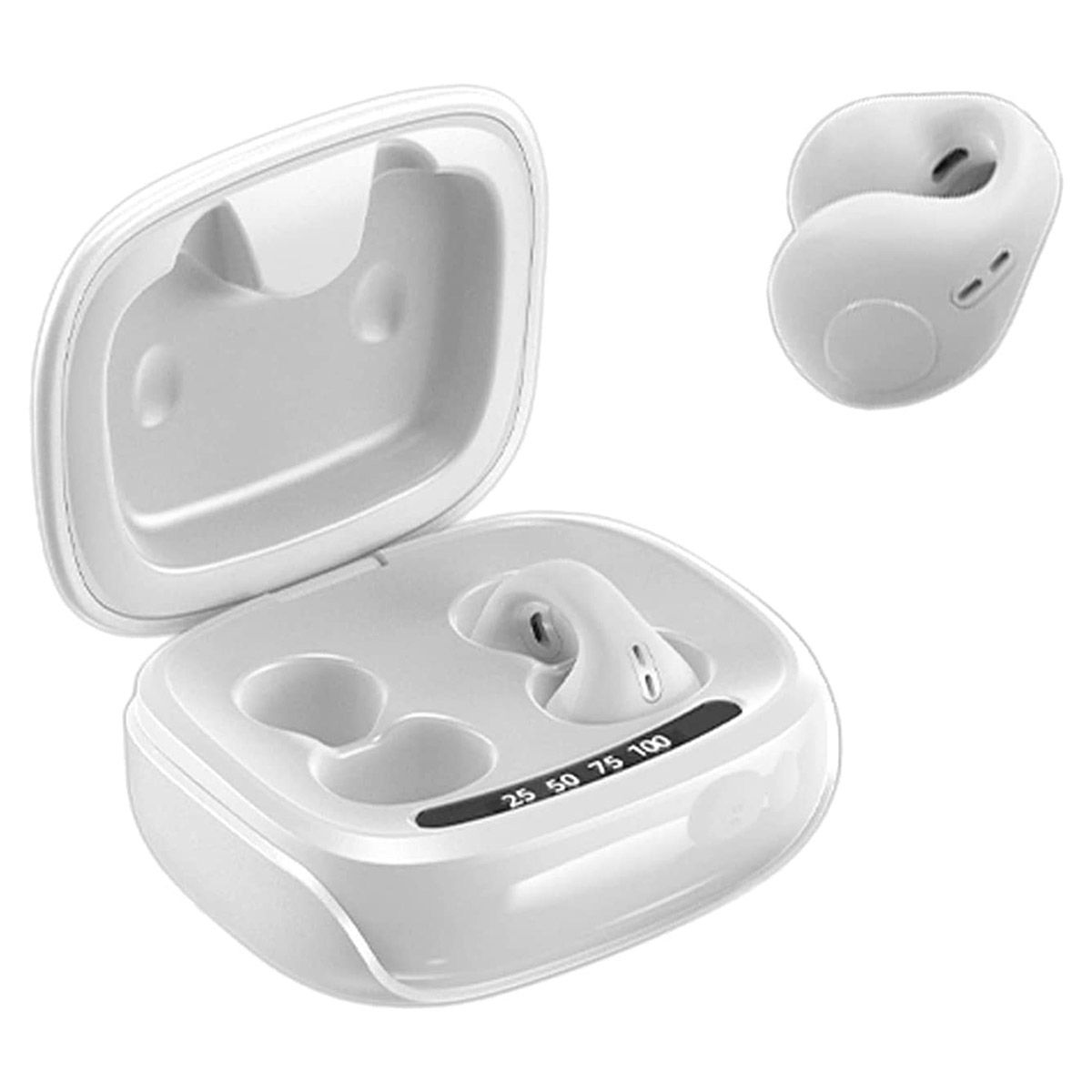 Wireless Earphone Bone Conduction Headphones Clip on Open