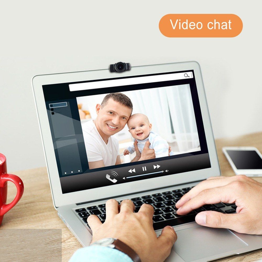 720P Webcam USB Camera Video High Definitionm Auto Focus Web