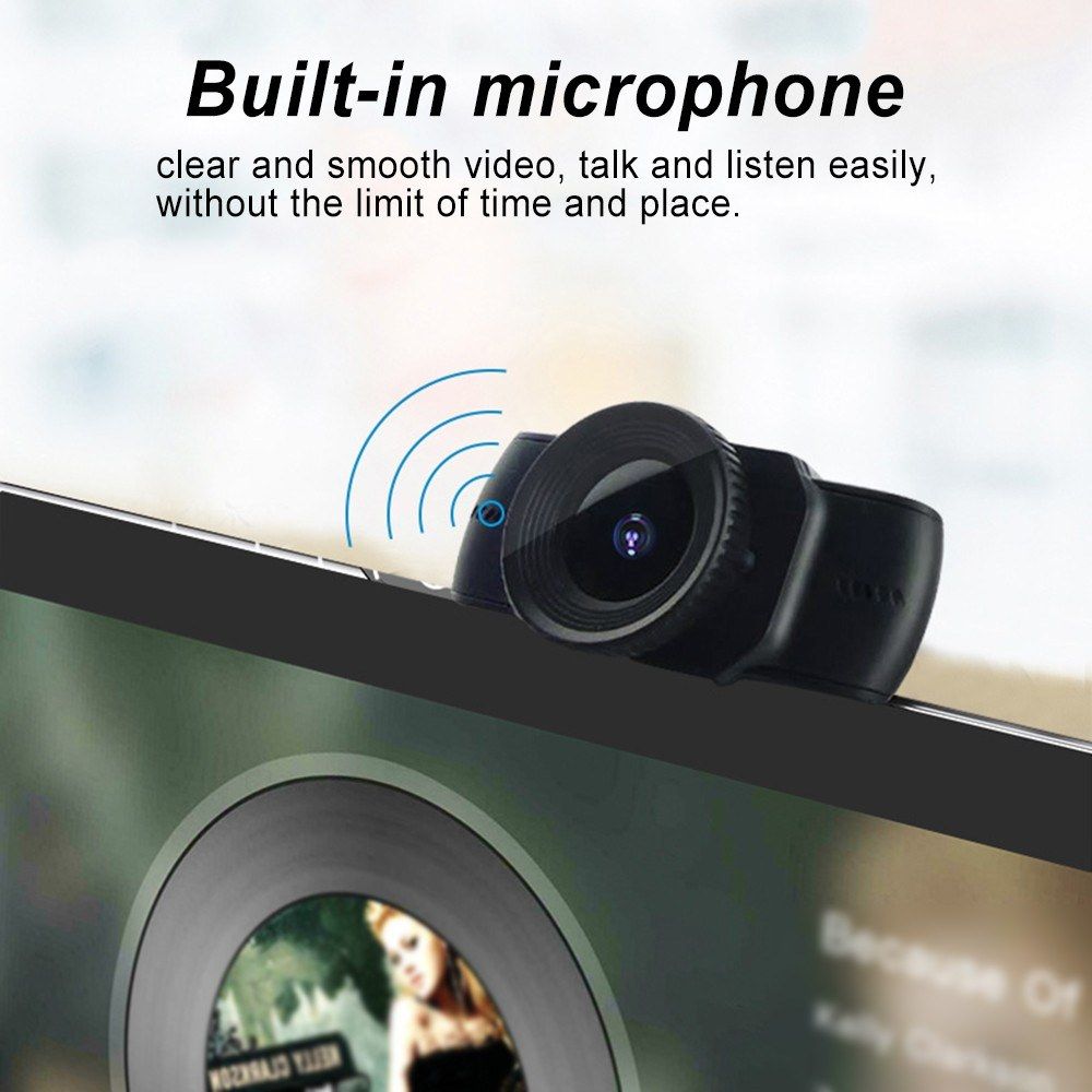 720P Webcam USB Camera Video High Definitionm Auto Focus Web