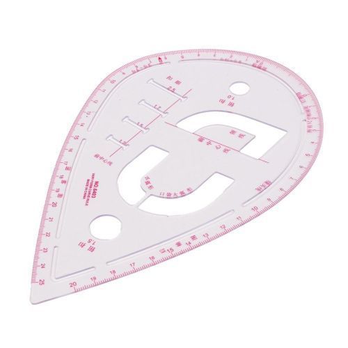 9 Style Multi Soft Design Drawing Comma Line Straight French Curve Ruler Set