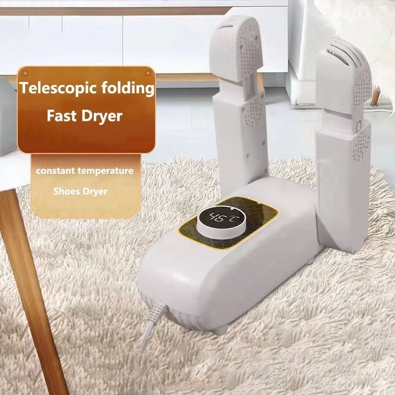 Household Electric Retractable Shoe Dryer Dry Shoes Machine Ozone Deodorization Sterilization Heater For Clothes Socks 220V- Classic Style