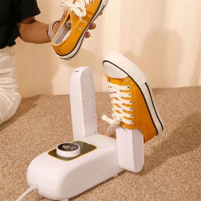 Household Electric Retractable Shoe Dryer Dry Shoes Machine Ozone Deodorization Sterilization Heater For Clothes Socks 220V- Classic Style