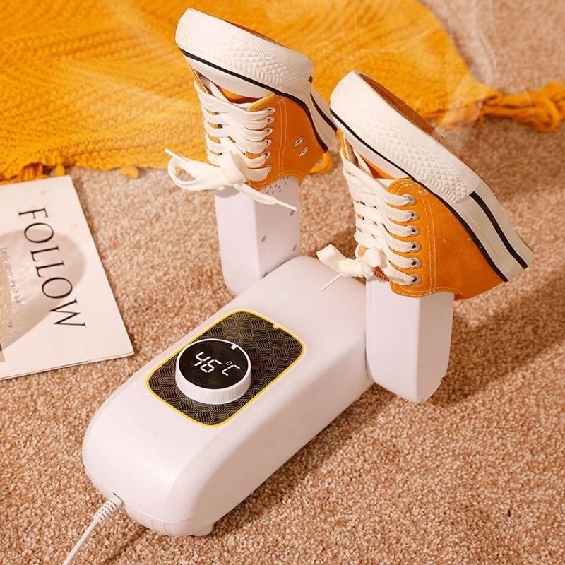 Household Electric Retractable Shoe Dryer Dry Shoes Machine Ozone Deodorization Sterilization Heater For Clothes Socks 220V- Classic Style