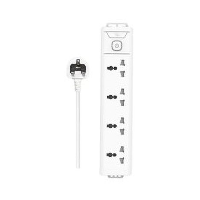 4 Sockets Extension Box Multi Socket (ISU-1421WU) - White
