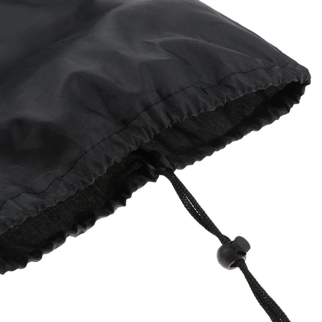 Dustproof Waterproof Drawstring Sack Bag with Side Pockets & Strap for Storing Folding Camping Mat Yoga Mat Picnic Mat