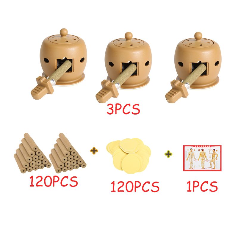 Tube Relax Soft To Moxibustion Moxa Pot Stick Small Portable 3pc Box Pain Replacement Paste Acupuncture Heat Body New Therapy