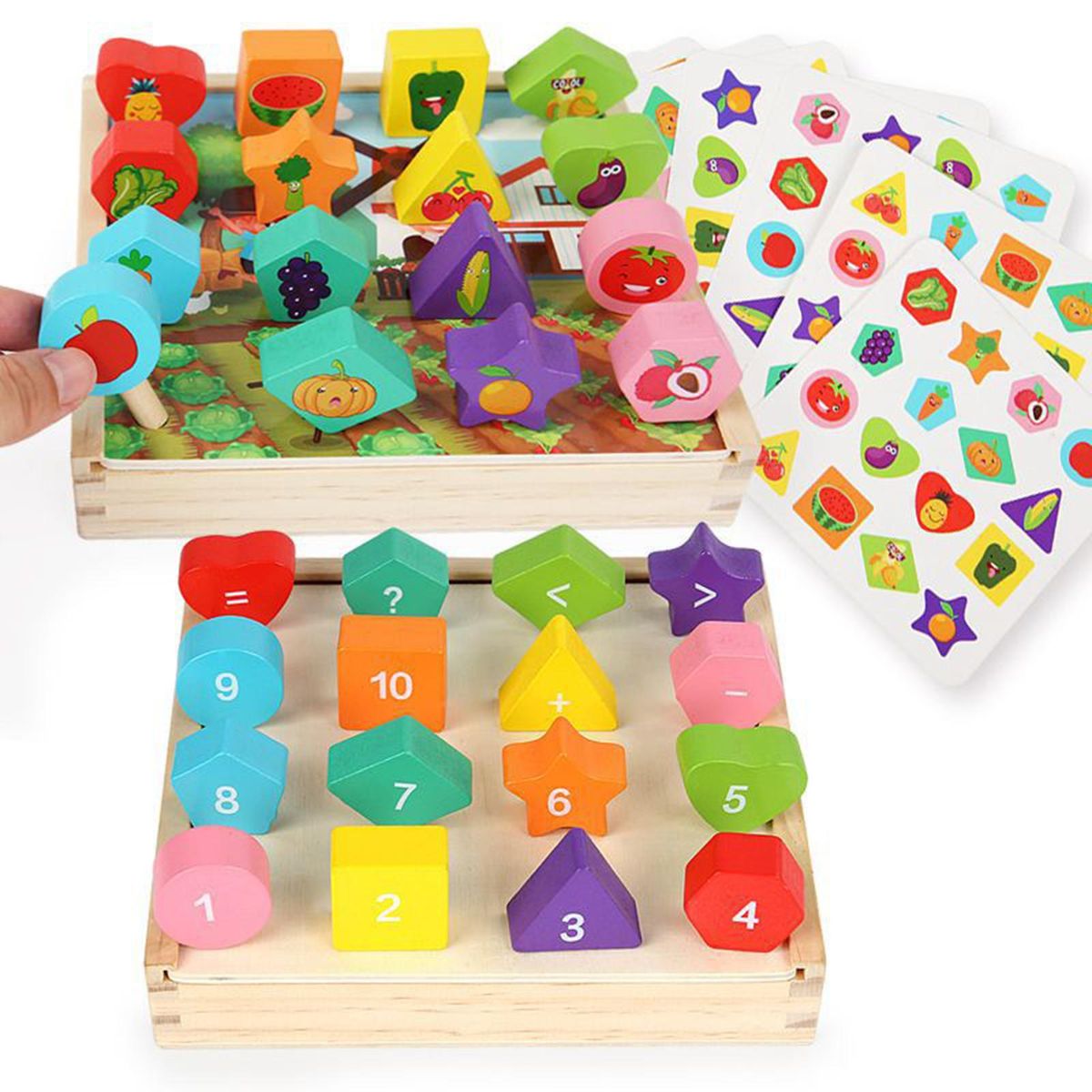 Block Sorting Toy Early Educational Shape Sorting Toy Multicolor