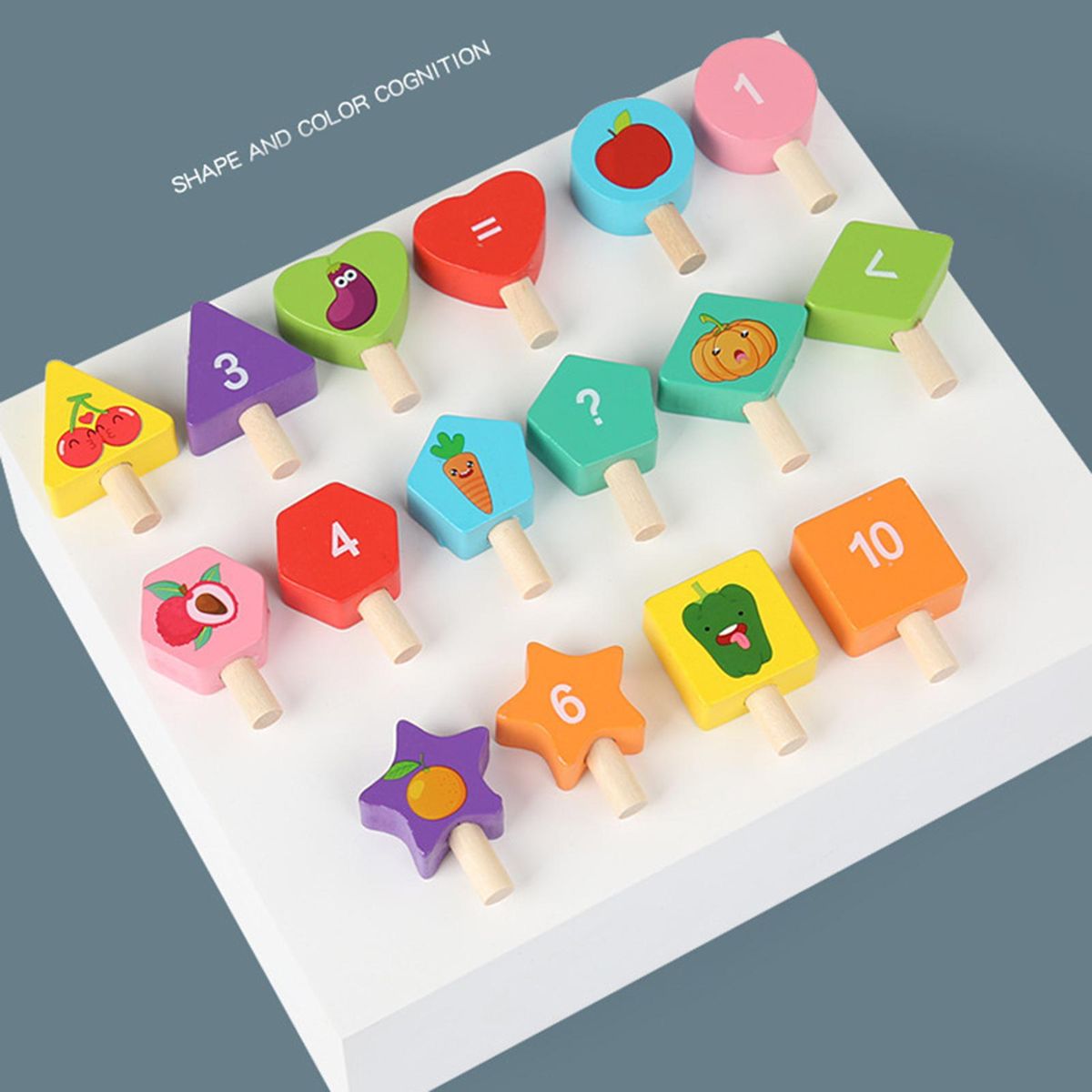 Block Sorting Toy Early Educational Shape Sorting Toy Multicolor