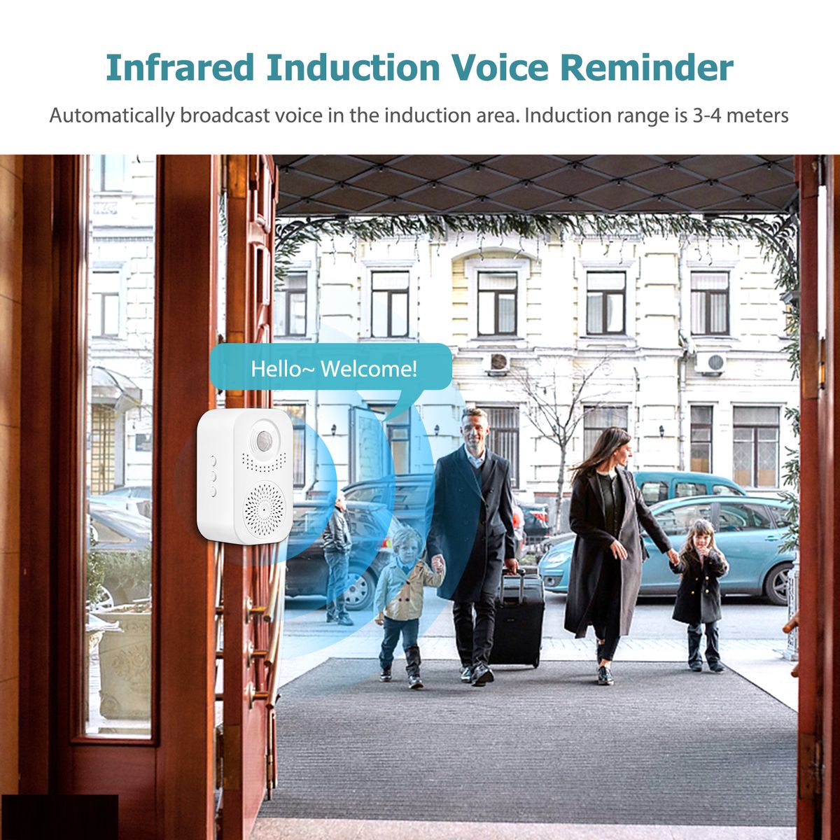 Infrared Induction Voice Reminder Entrance Welcome Greeting
