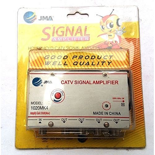 AC 220v 50Hz 4way CATV Cable TV Amplifier For Audio Video