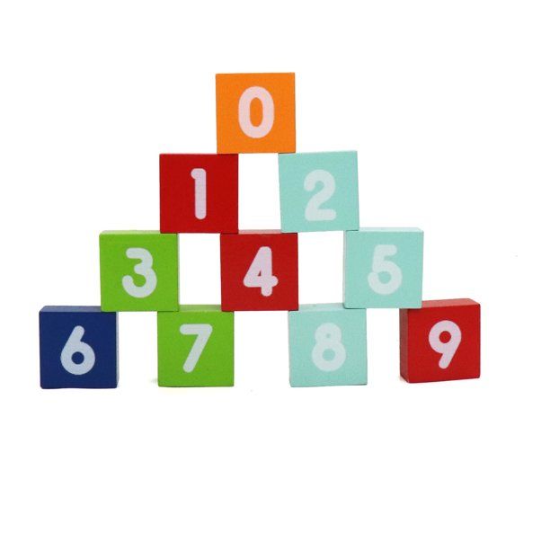 Count And Spell Block Set, 50-Pieces