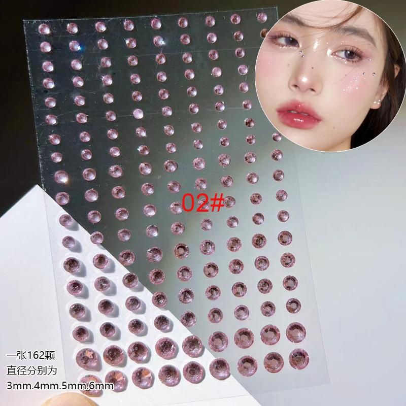 Shiny Diamond in the Debris Face Light Diamond Eye Makeup Decorative Sticker