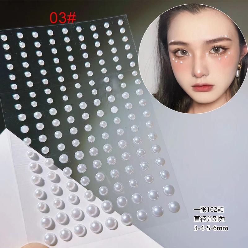 Shiny Diamond in the Debris Face Light Diamond Eye Makeup Decorative Sticker