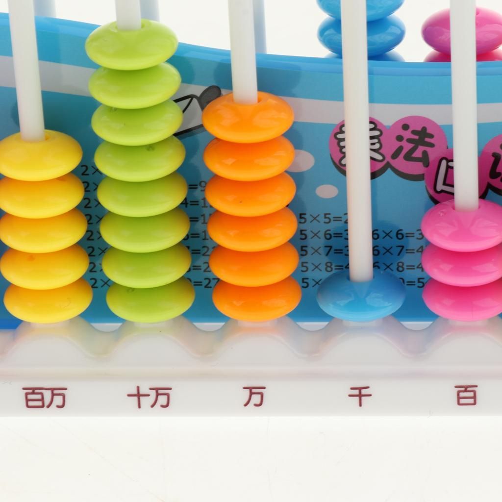 Cartoon 9 Rows Bead Abacus Counting Toy For Kids