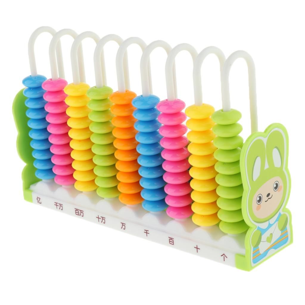 Cartoon 9 Rows Bead Abacus Counting Toy For Kids