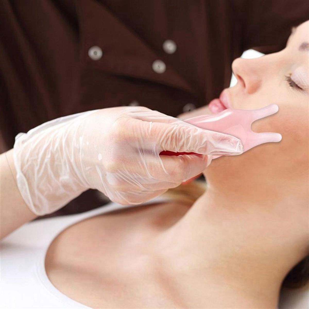 10Pcs Beautiful Massage Guasha Scraping Body Scraper Face Massager Gua Sha Eye Nose Y Face Board SPA Tool Dark Green