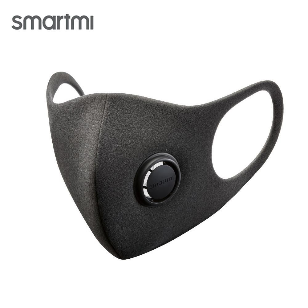 Smartmi Anti-Pollution Air Sport Face Mask Respirators Block PM2.5 Haze Anti-haze Adjustable Ear Hanging 3D Design Comfortable with Ventilating Valve