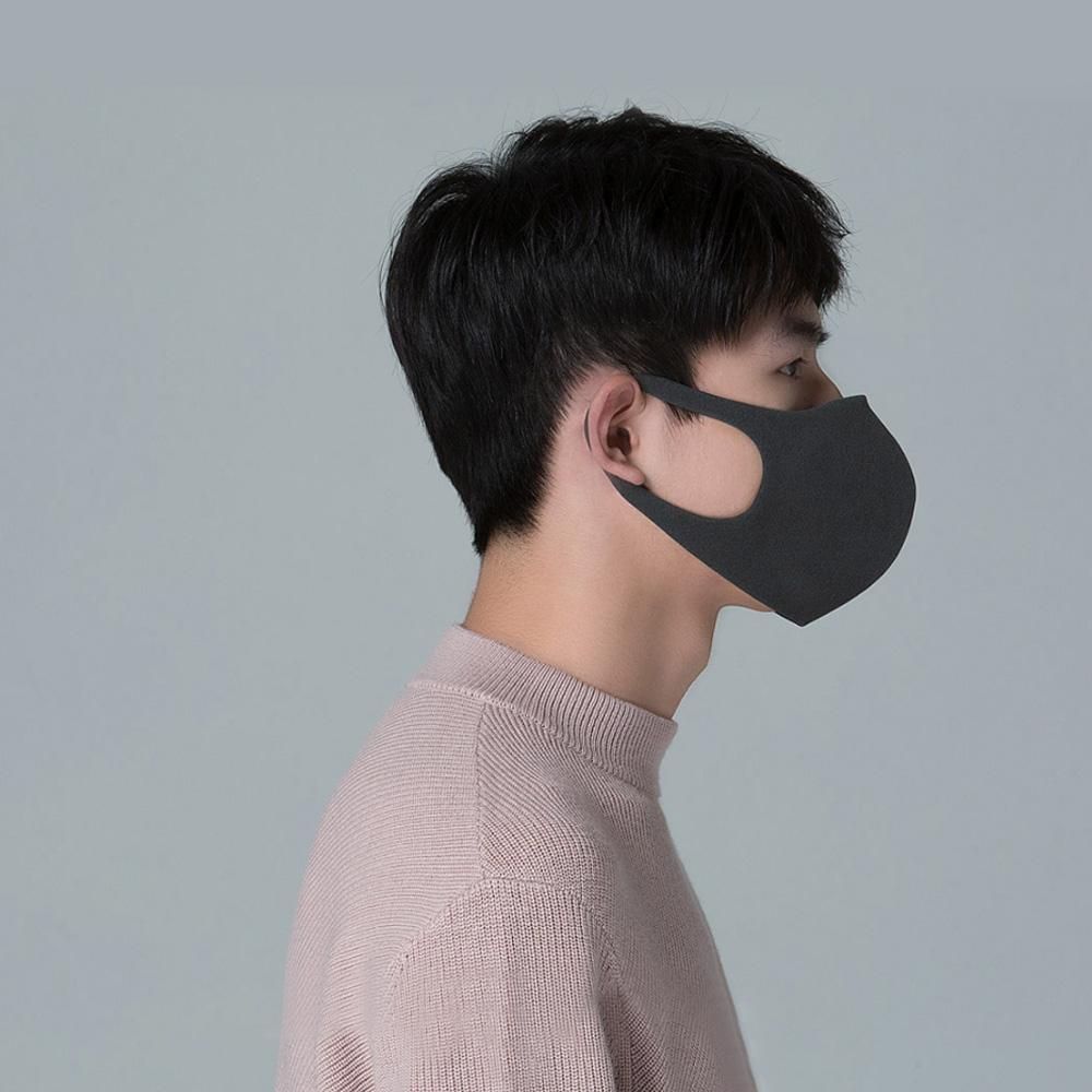 Smartmi Anti-Pollution Air Sport Face Mask Respirators Block PM2.5 Haze Anti-haze Adjustable Ear Hanging 3D Design Comfortable with Ventilating Valve