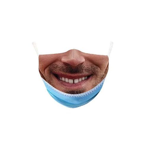 3D Breathable And Dustproof Funny Washable Mask 8 Piece