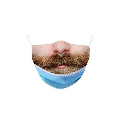 3D Breathable And Dustproof Funny Washable Mask 8 Piece