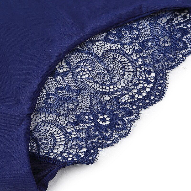 3pcs/lot  Y Women Panties Set Lace Briefs Ice Silk Seam