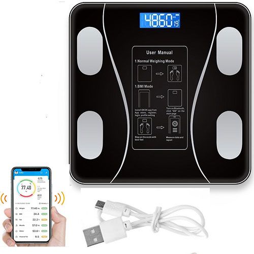 Intelligent Body Fat Weight Scale Usb Digital BMI Scale