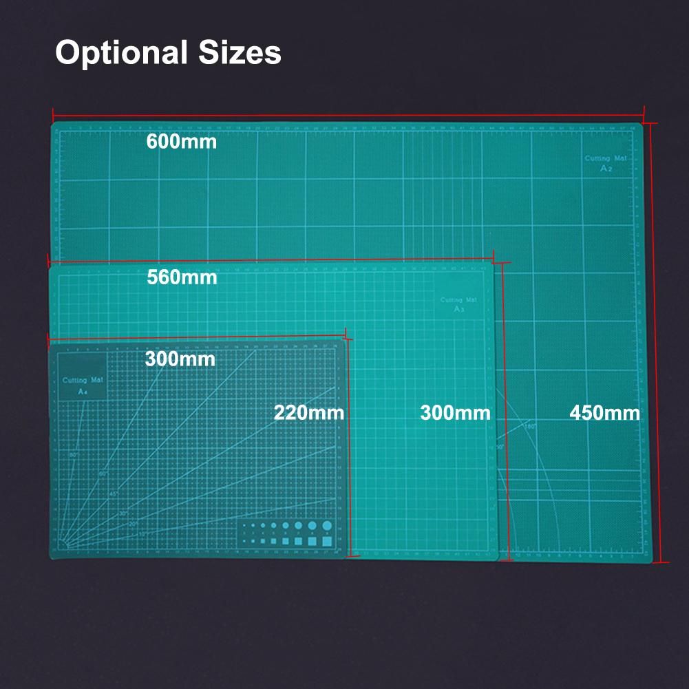 A2 A3 A4 PVC Cutting Mat Double-sided Self Healing Cutting Board Fabric Leather Craft DIY Cutting Pad Quilting Accessories Random Pattern