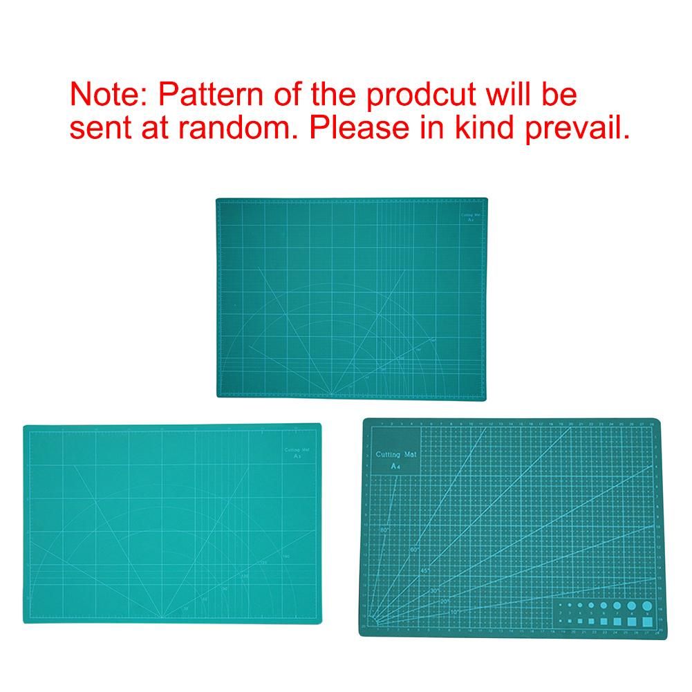 A2 A3 A4 PVC Cutting Mat Double-sided Self Healing Cutting Board Fabric Leather Craft DIY Cutting Pad Quilting Accessories Random Pattern
