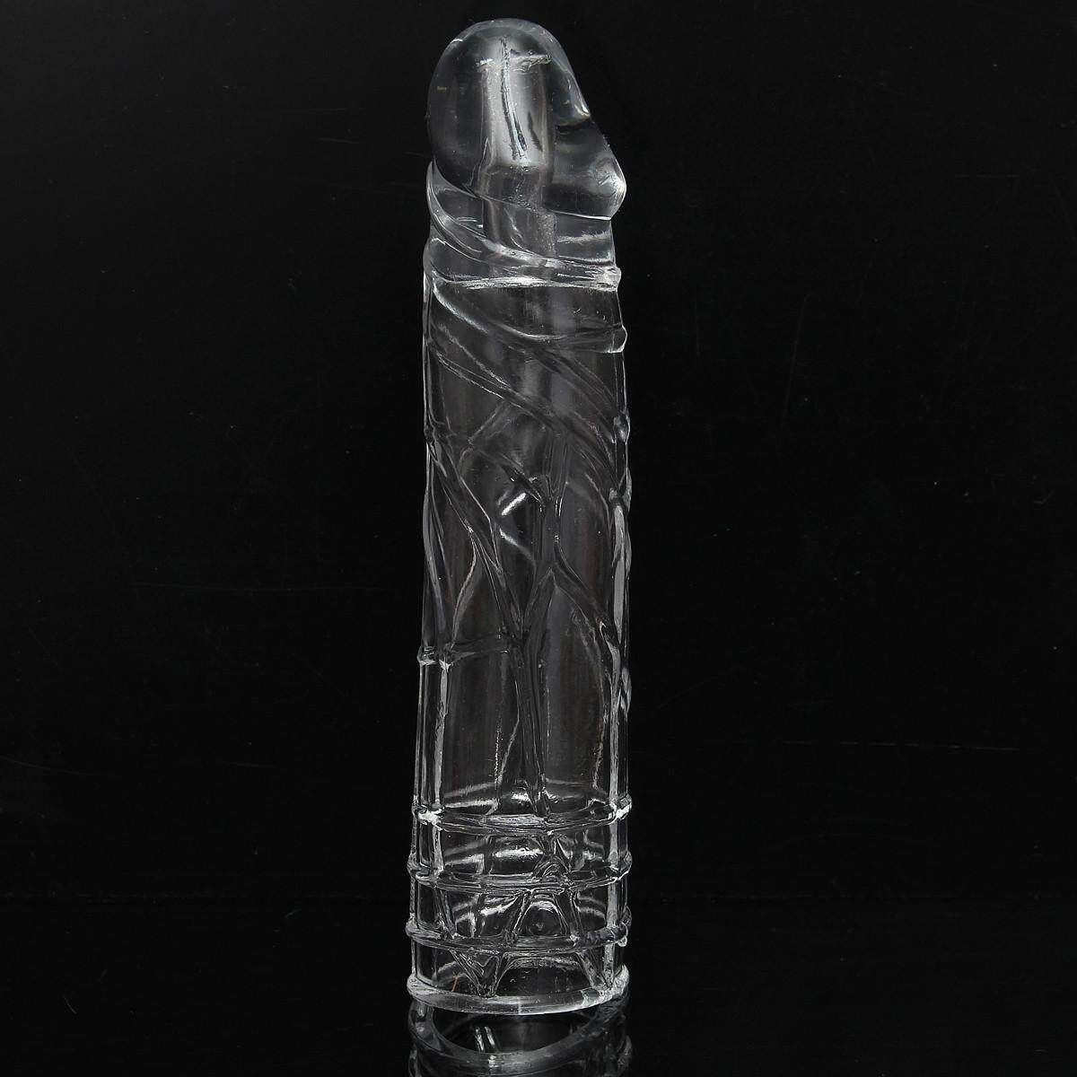 Adult Ring Extender Enlarger Sleeve Condom Erection Impotence Aid Lengthened Dragon Root Cover