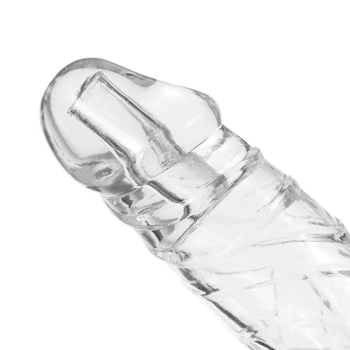 Adult Ring Extender Enlarger Sleeve Condom Erection Impotence Aid Lengthened Dragon Root Cover