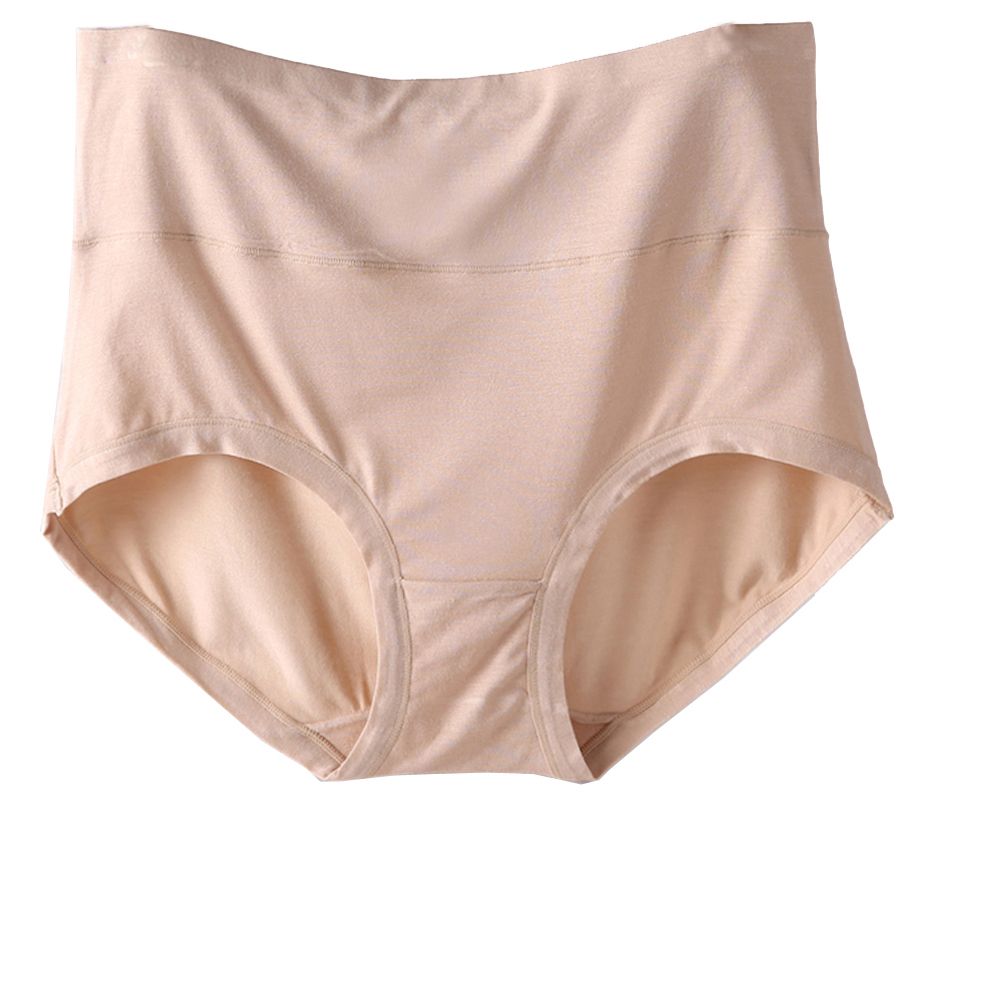 (Pink)Amazing Fashion New Arrival Women's Plus Size Modal Panties Full Coverage Briefs Underwears SAB