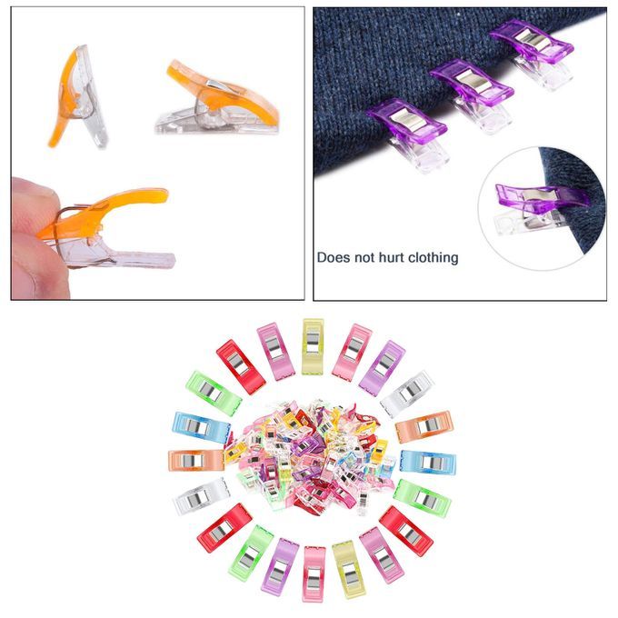 Plastic Sewing Clips For Fabric Quilting Craft Knitting Crochet