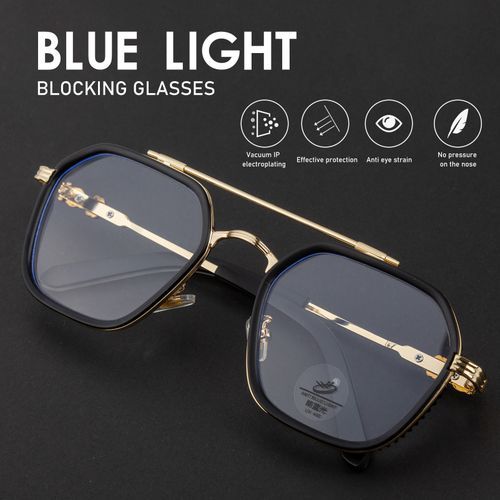 Anti-blue Light Glasses Metal Frame Fashion Retro Unisex