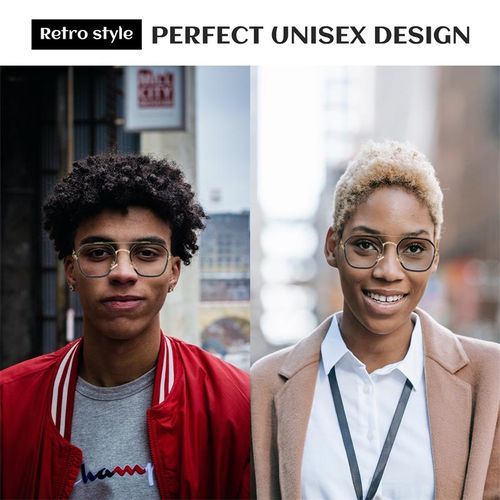 Anti-blue Light Glasses Metal Frame Fashion Retro Unisex