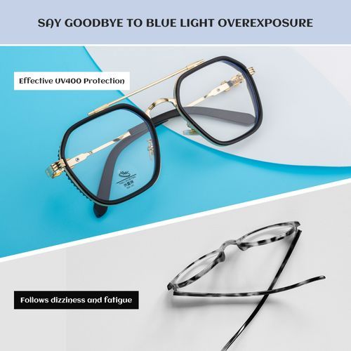 Anti-blue Light Glasses Metal Frame Fashion Retro Unisex