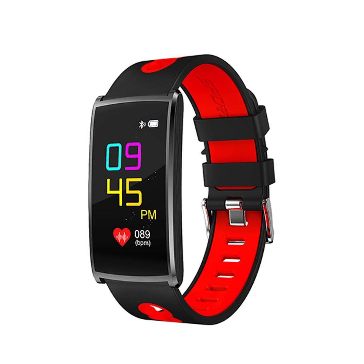 N68 Smart Sport Bracelet Watch Heart Rate Fitness Tracker Black&Red