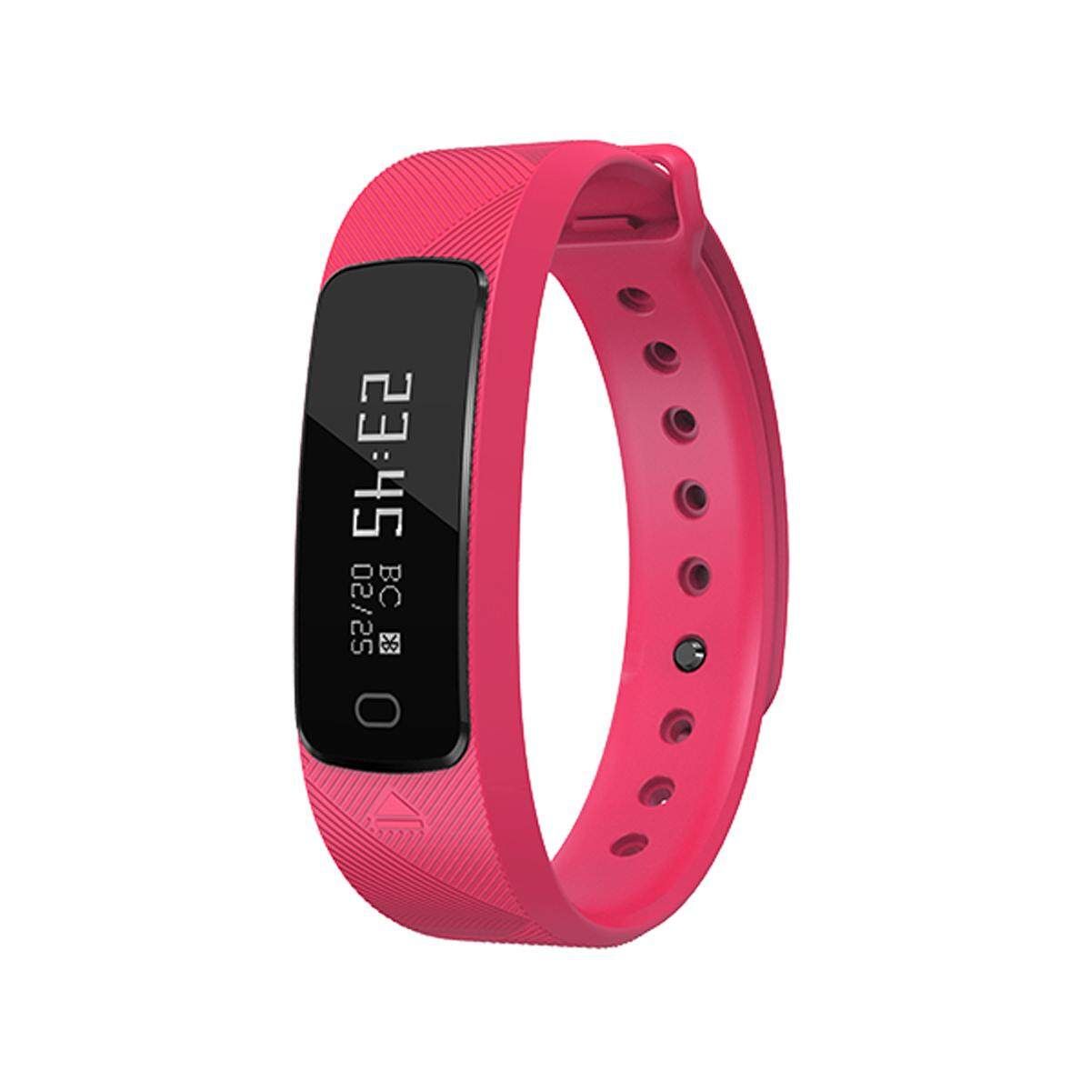 SMA B2 Sports Smart Bracelet Heart Rate IP67 Waterproof Wristband Red (red)