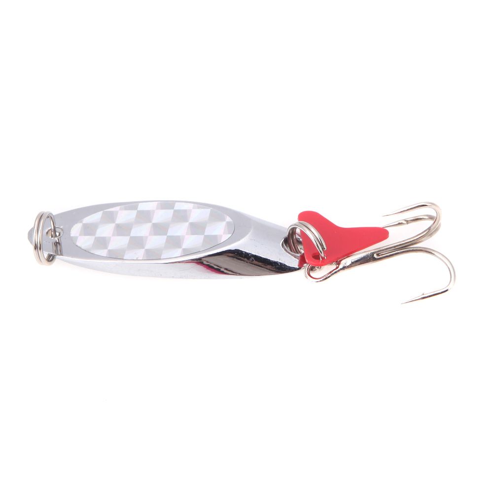 5cm/15g Fishing Spoon Lure Sequin Paillette Metal Hard Bait