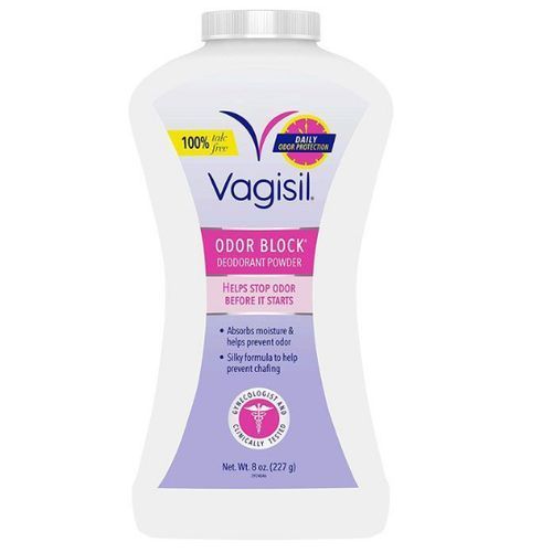 Odor Block Deodorant Powder For Women, Talc-Free- 8 OZ