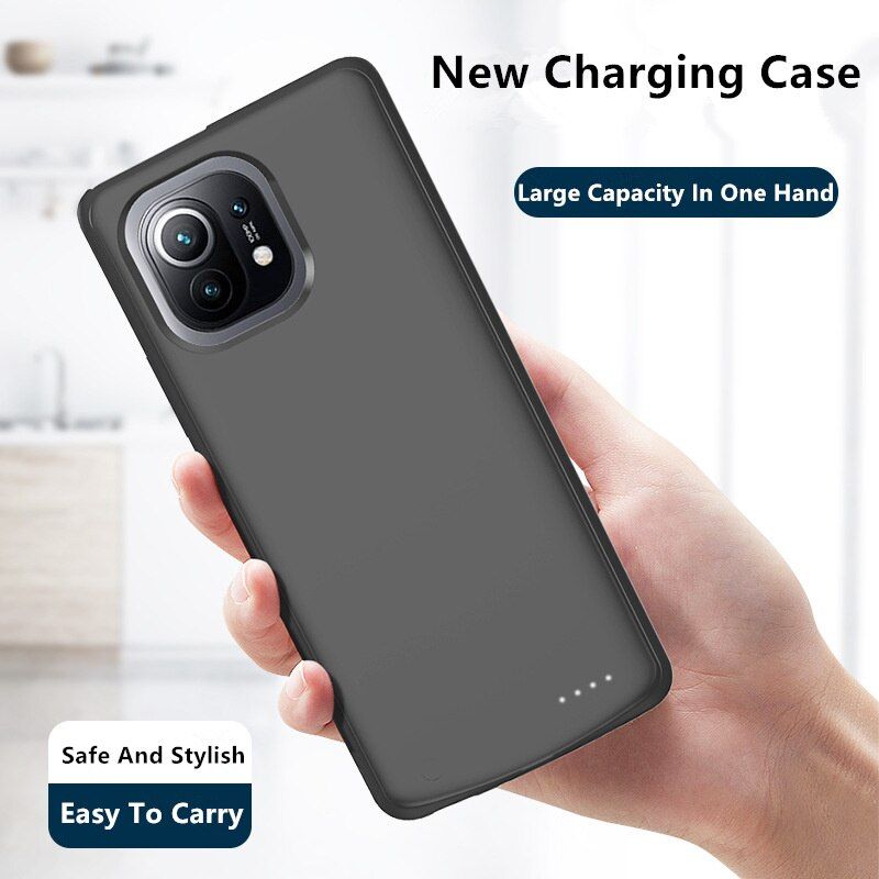 6800 Mah Case Smart Phone For Xiaomi Mi 11 Ultra Pro Stand