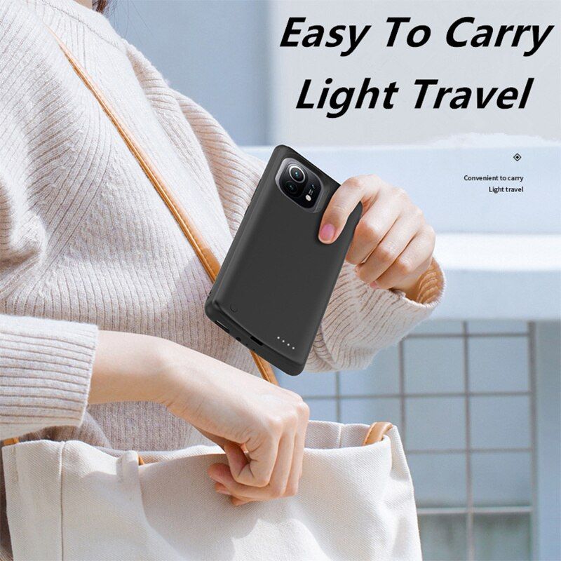 6800 Mah Case Smart Phone For Xiaomi Mi 11 Ultra Pro Stand