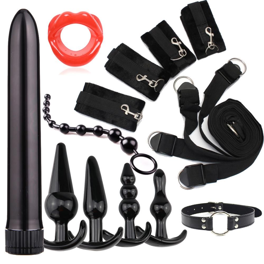 Multifunctional Massage Tool Set Anal Plug Kit Adult Private Use Product New Love Toys Flirt Games Products for Couples