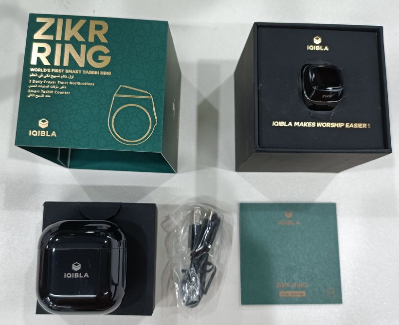 Umeox Newest Muslim Tasbih Counter Digital Clock Smart Ring