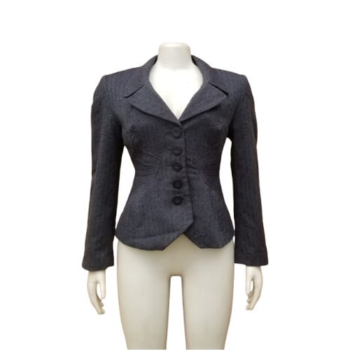 Long Sleeves Solid Fabric Full Lining