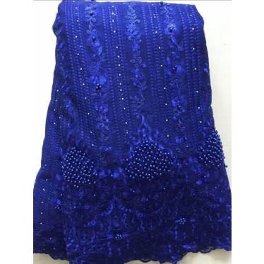 Lace Fabric - Egyptian Blue - 5 Yards