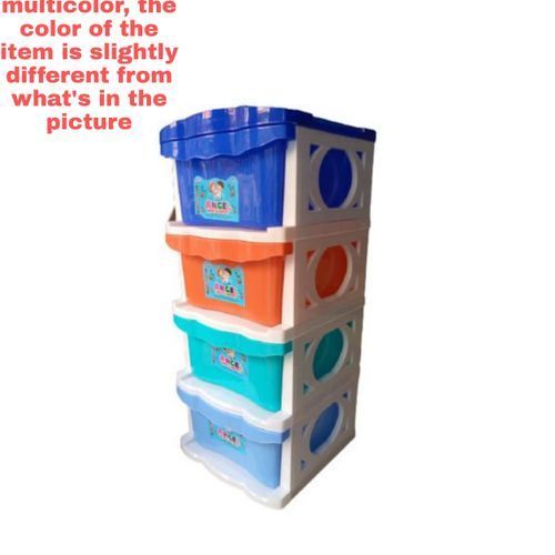 Wardrobe, Plastic Children Baby Wardrobe - Multicolour
